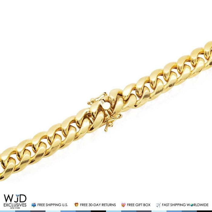 10K Yellow Gold 11.2mm Miami Cuban Chain (Hollow) 26"
