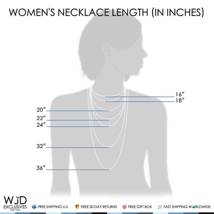 14K White Gold 5mm Round Box Chain (Solid Links) 22"-28"