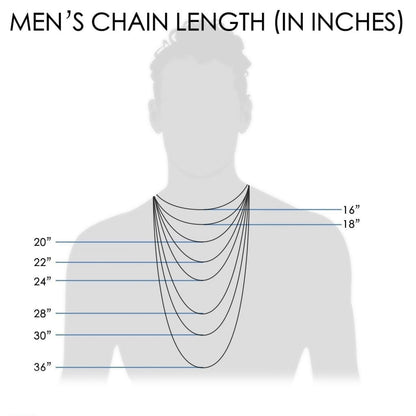 14K Yellow Gold 2mm Diamond-Cut Paperclip Chain Necklace 16" 18"