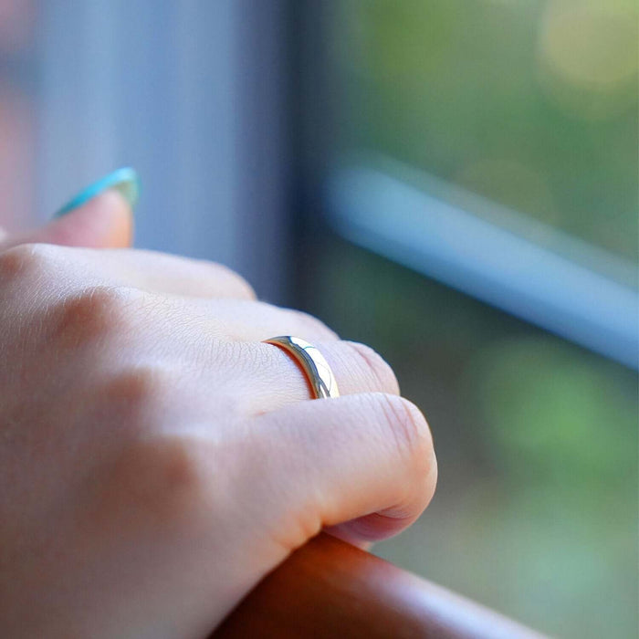14K Yellow Gold 5mm Classic Wedding Band - WJD Exclusives