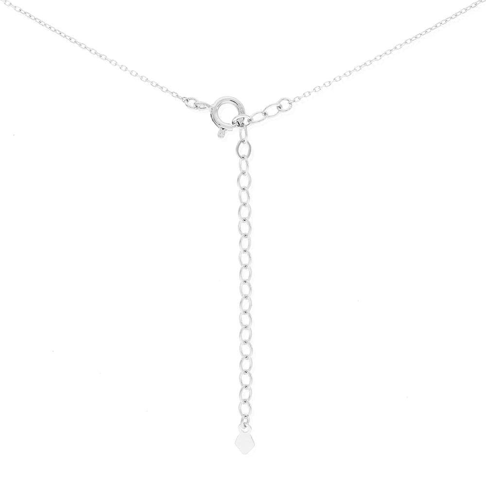 14k Gold 2CT CZ Bezel Solitaire 16"-18" Adj. Pendant Necklace