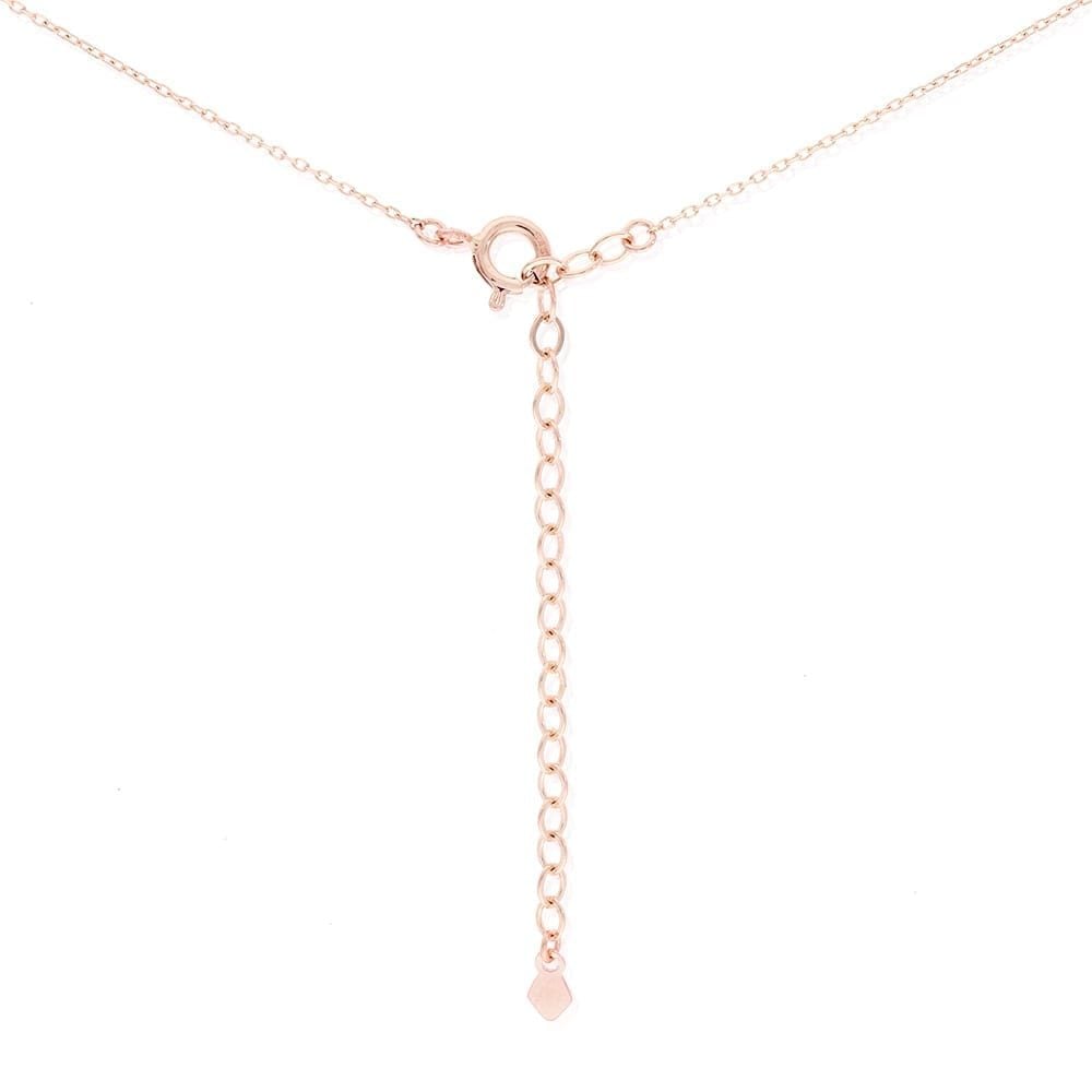 14k Gold 2CT CZ Bezel Solitaire 16"-18" Adj. Pendant Necklace