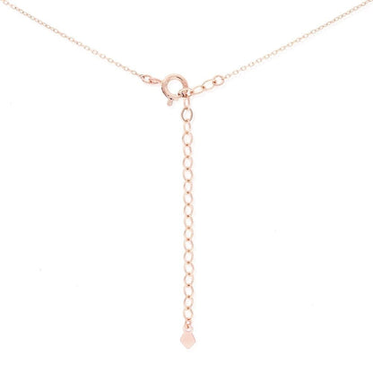 14k Gold 2CT CZ Bezel Solitaire 16"-18" Adj. Pendant Necklace