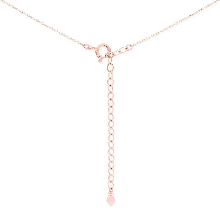 14K Gold 2CT CZ Bezel Solitaire Adjustable Necklace 16"-18"