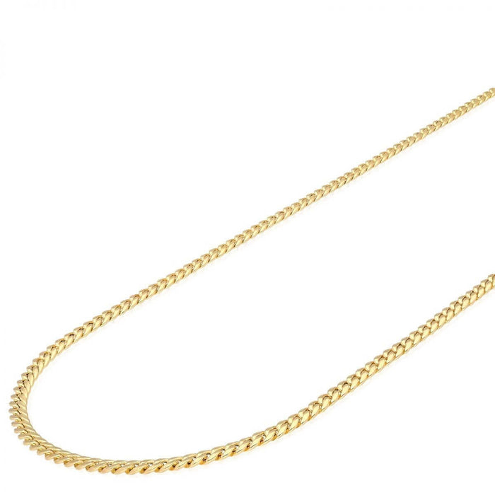 10K Yellow Gold 3.7mm Miami Cuban Chain (Hollow) 18"-26"