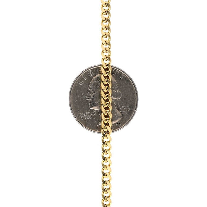 10K Yellow Gold 3.7mm Miami Cuban Chain (Hollow) 18"-26"