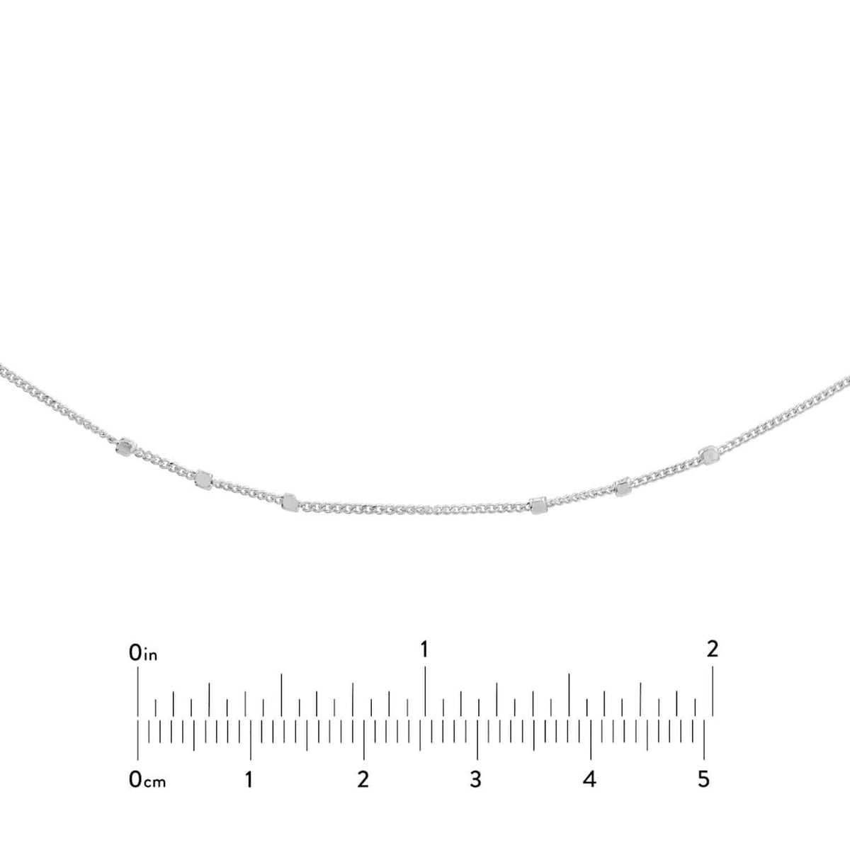 14K Yellow White Gold Saturn Station Choker Necklace (Hollow) 13" - 16" Adjustable - WJD Exclusives