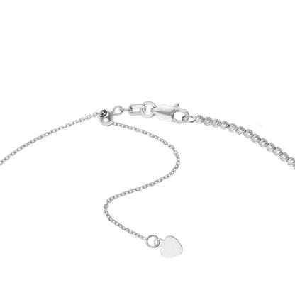 14K Gold 2mm Diamond-Cut Bead Choker Necklace 14"-16" Adjustable