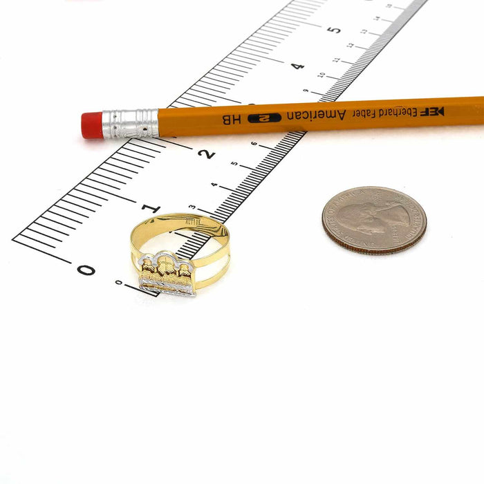 10K Yellow Gold Religious The Last Supper Ring - WJD Exclusives