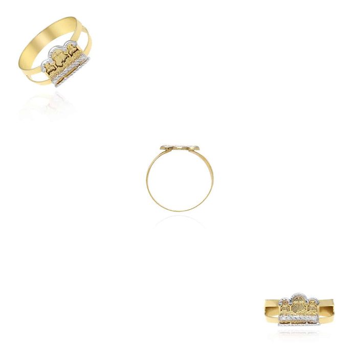 10K Yellow Gold Religious The Last Supper Ring - WJD Exclusives