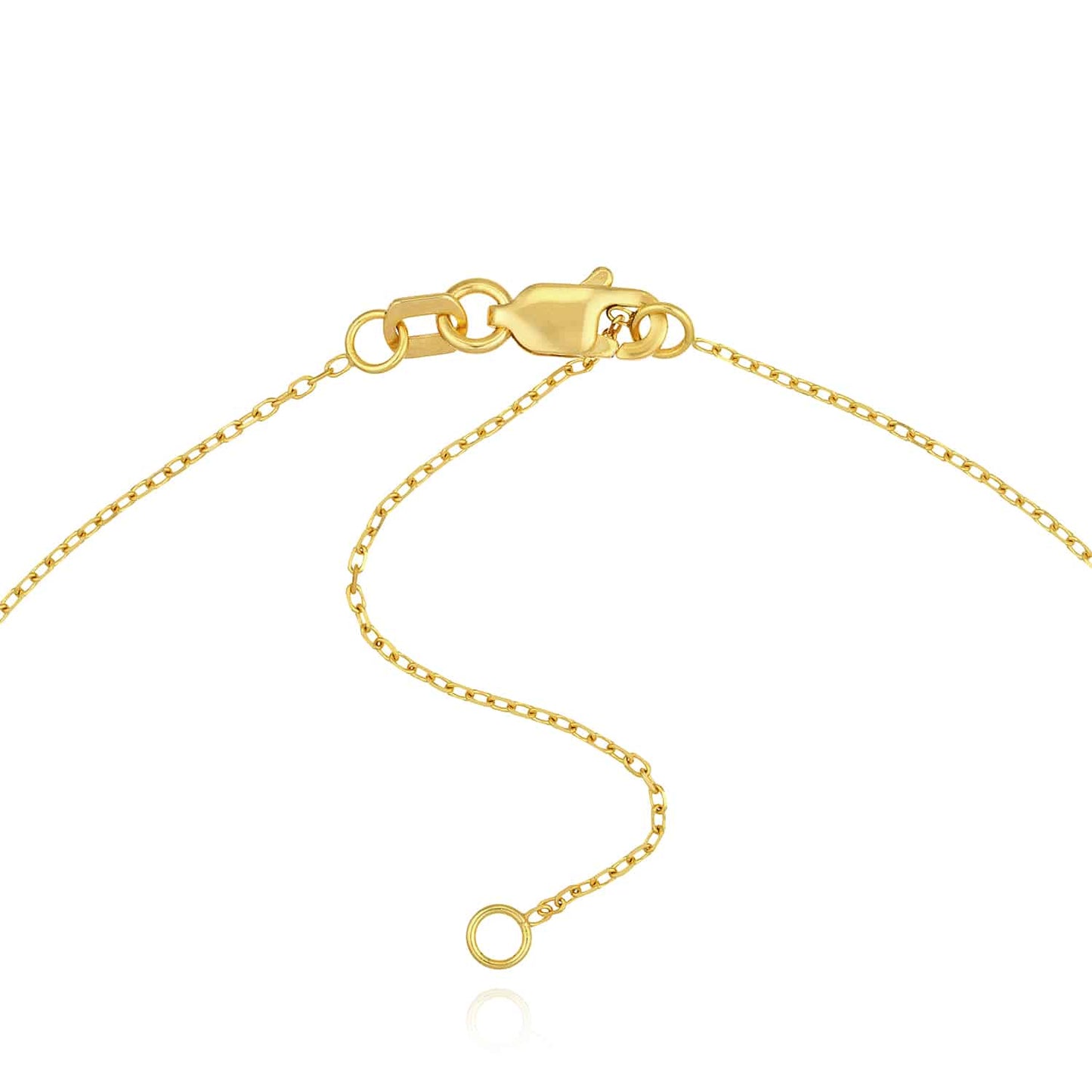 Customizable Real Diamond 14K Real Gold Yellow White Rose Dancing Letters Pendant