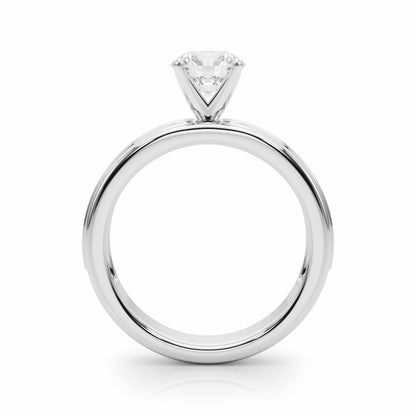 1.50CTW Lab-Grown Diamond 14K White Gold Channel Set Engagement Ring