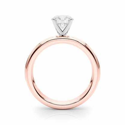 1.50CTW Lab-Grown Diamond 14K Rose Gold Channel Set Engagement Ring