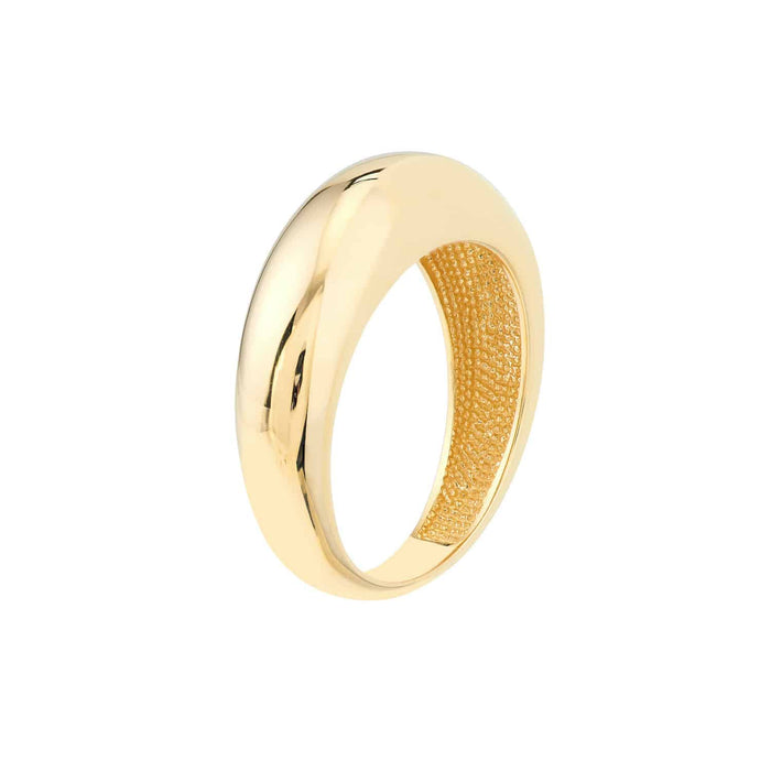 14K Gold Domed Puff Cocktail Ring - WJD Exclusives
