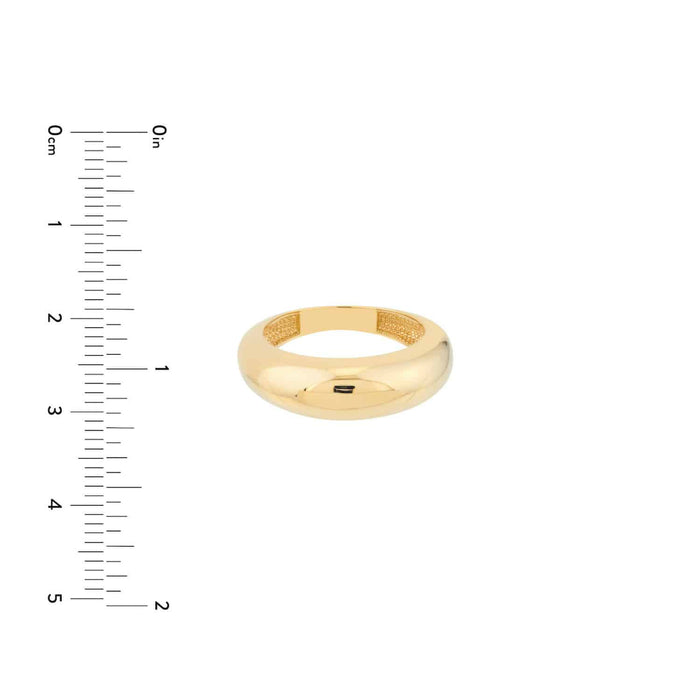 14K Gold Domed Puff Cocktail Ring - WJD Exclusives