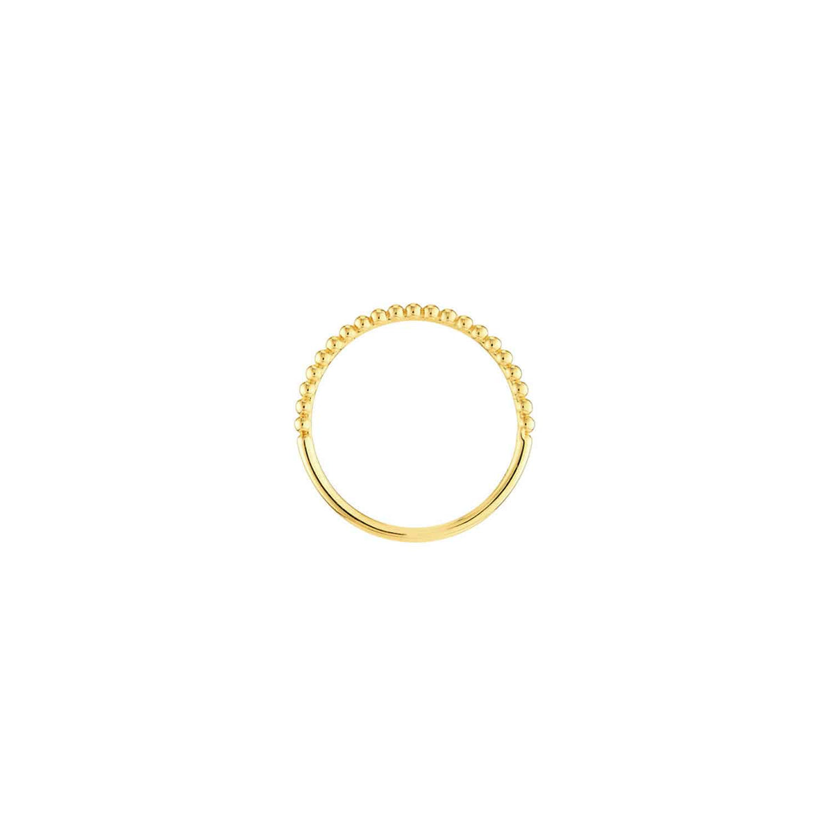 14K Gold Beaded Single Row Cocktail Ring - WJD Exclusives