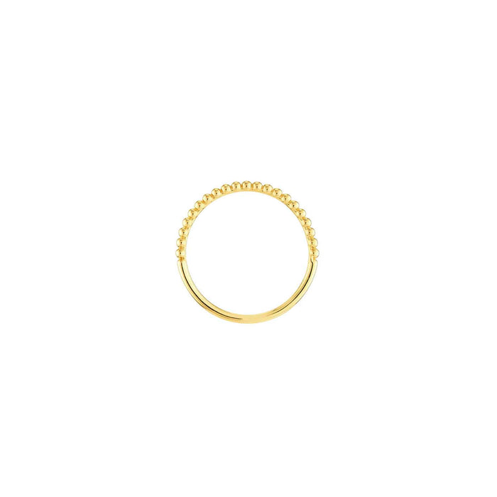 14K Gold Beaded Single Row Cocktail Ring - WJD Exclusives
