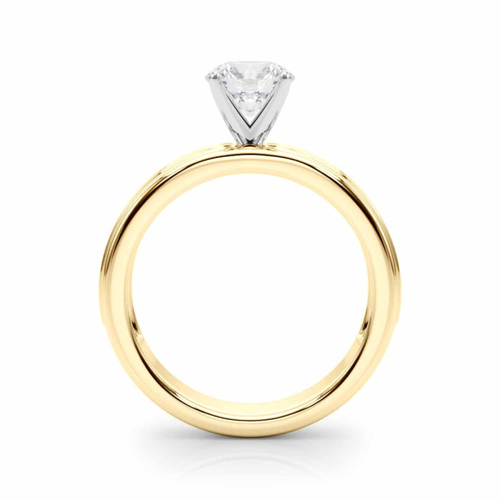1.50CTW Lab - Grown Diamond 14K Gold Channel Set Engagement Ring - WJD Exclusives
