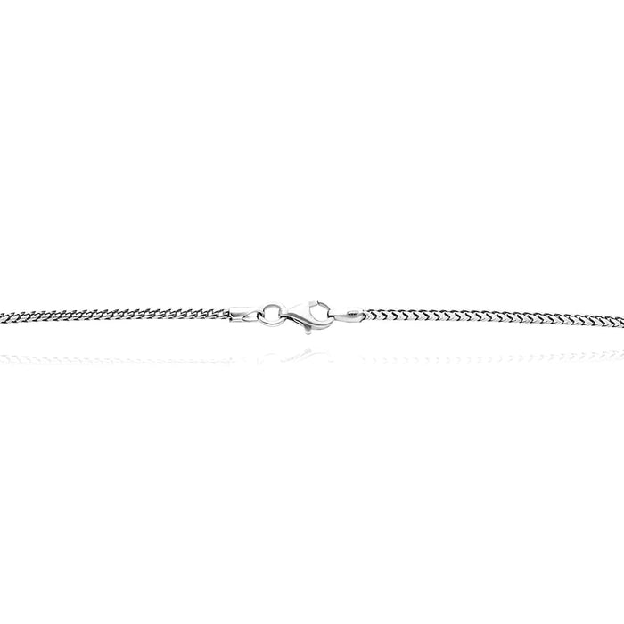 Sterling Silver 1.5mm Franco Chain (Solid Links) 16" - 30" - WJD Exclusives