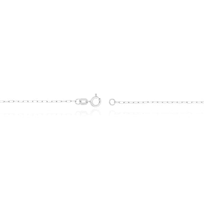 14K Real Gold Yellow White 1mm Diamond-Cut Forzentina Chain Necklace 16"-20"
