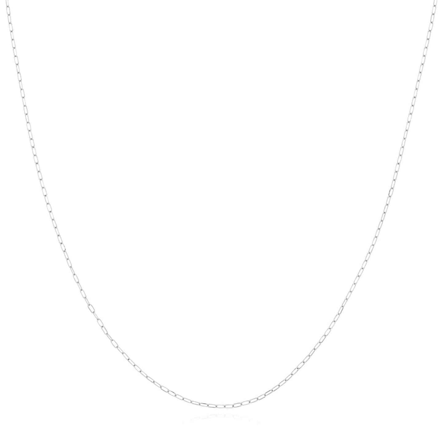 14K Real Gold Yellow White 1mm Diamond-Cut Forzentina Chain Necklace 16"-20"