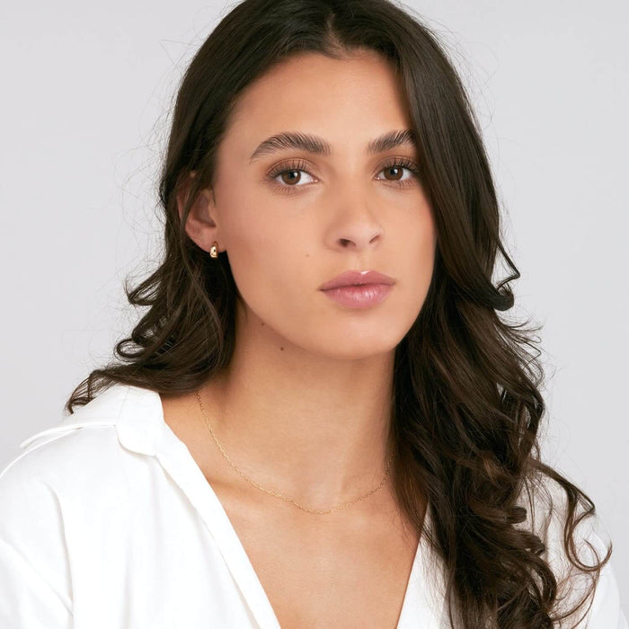 14K Yellow White Gold 1mm Diamond - Cut Forzentina Chain (Solid Links) 16" - 20" - WJD Exclusives