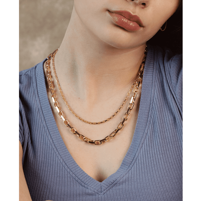 14K Yellow Gold 6mm Luxe Cable Chain (Solid Links) 20" - 26" - WJD Exclusives