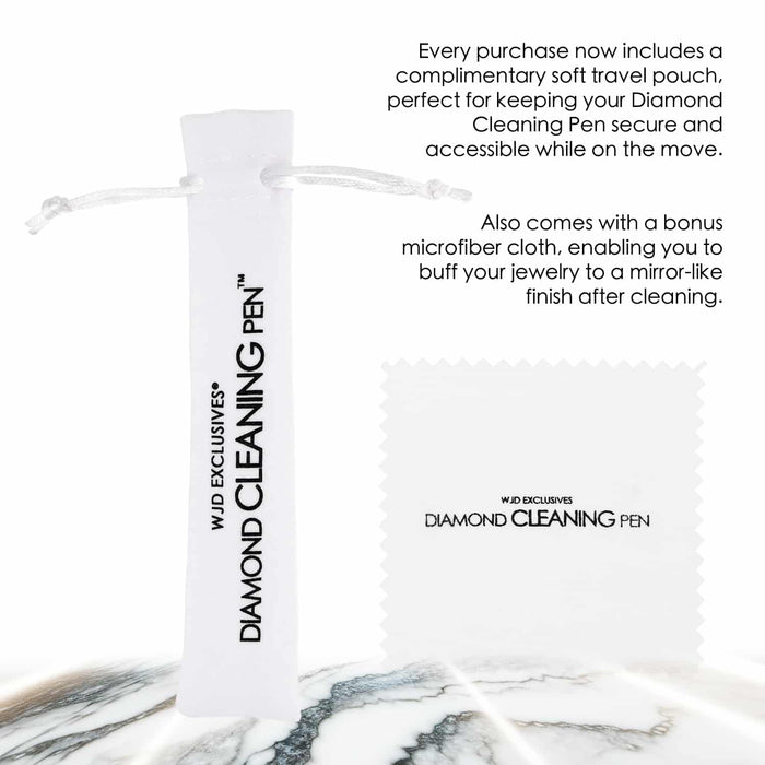 DIAMOND CLEANING PEN with No - Rinse Sparkle Boost Tech for All Gems & Metals - WJD Exclusives