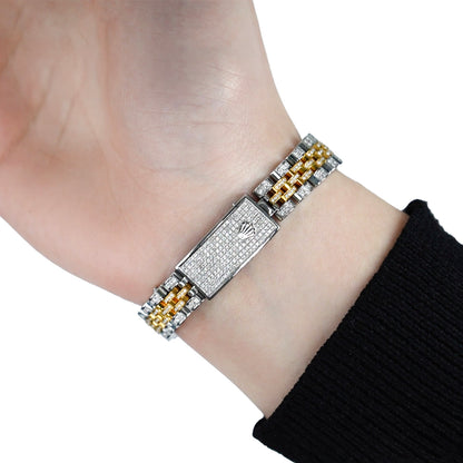 Rolex Datejust Custom Diamond Pave 69173 Jubilee Band Diamond Dial Bezel 26mm Watch