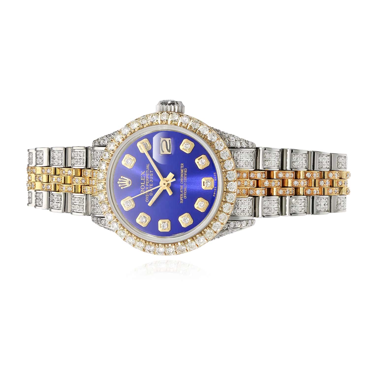 Rolex Datejust 26mm 69173 Custom Diamond Jubilee Band  display picture 1