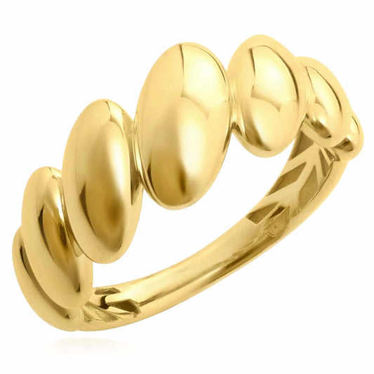 10K Real Gold San Marco Band Ring