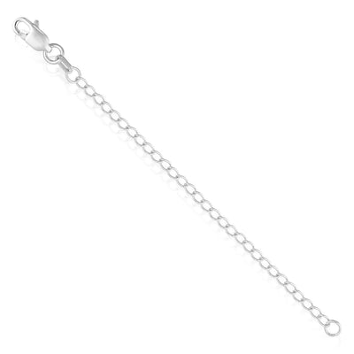 14K Yellow White Rose Gold Lobster Claw Clasp 3" Chain Extender (Solid Links) - WJD Exclusives