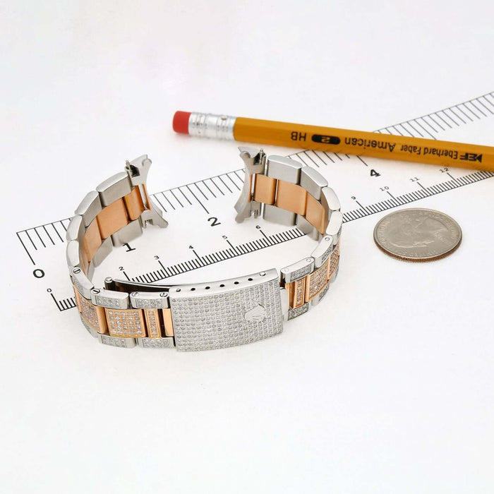Rolex Datejust 2 - Tone Rose 4.5CTW Natural Diamond Oyster 36mm Watch Bracelet - WJD Exclusives