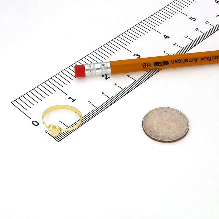 10K Gold Small Nugget Heart Cocktail Ring - WJD Exclusives