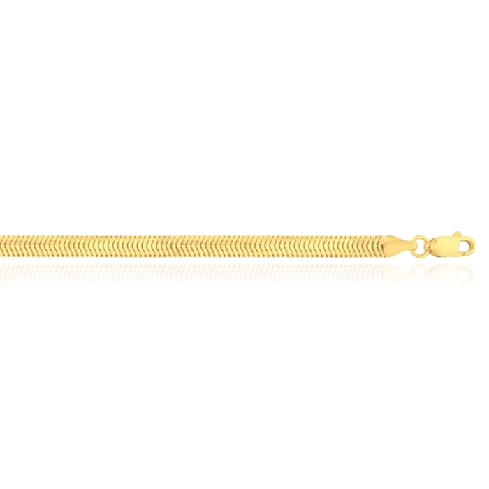 14K Gold 4.2mm Snake Chain (Solid Links) 16" - 20" - WJD Exclusives