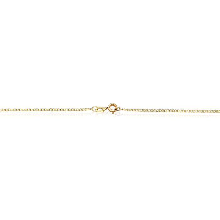 14K Gold - Filled 1.5mm Cuban Curb Chain (Solid Links) 16" - 24" - WJD Exclusives