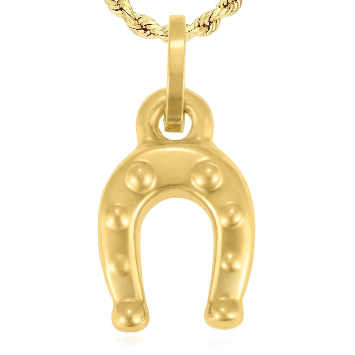 14K Yellow Gold Pendant – Angel, Heart, Owl, Palm Tree & More 0.9" - WJD Exclusives