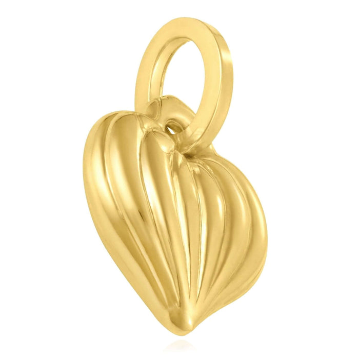 14K Yellow Gold Pendant – Angel, Heart, Owl, Palm Tree & More 0.9" - WJD Exclusives