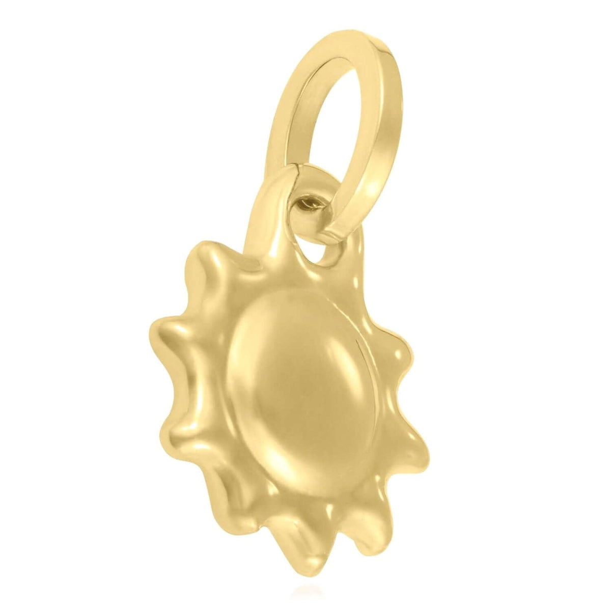 14K Yellow Gold Pendant – Angel, Heart, Owl, Palm Tree & More 0.9" - WJD Exclusives