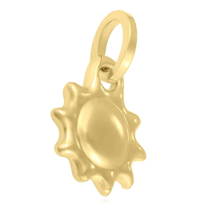 14K Yellow Gold Pendant – Angel, Heart, Owl, Palm Tree & More 0.9" - WJD Exclusives