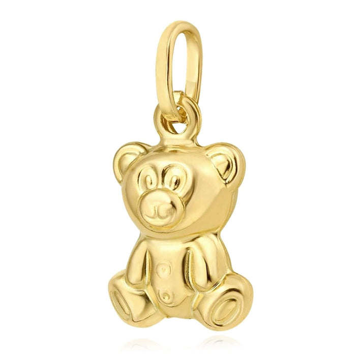 14K Yellow Gold Pendant – Angel, Heart, Owl, Palm Tree & More 0.9" - WJD Exclusives
