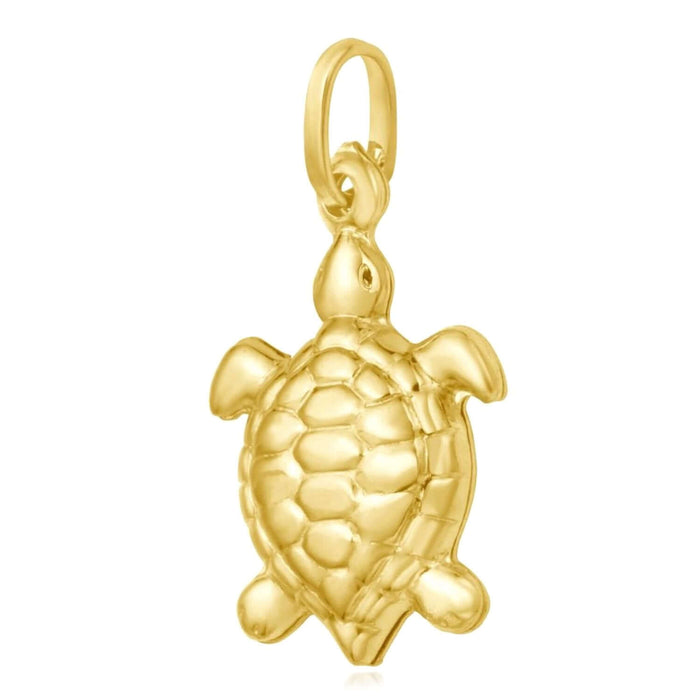 14K Yellow Gold Pendant – Angel, Heart, Owl, Palm Tree & More 0.9" - WJD Exclusives