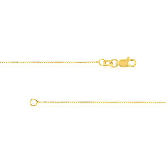 Natural Diamond 14K Yellow Gold Drop Dangle Adjustable 14" - 17" Box Y - Necklace (Solid Links) - WJD Exclusives