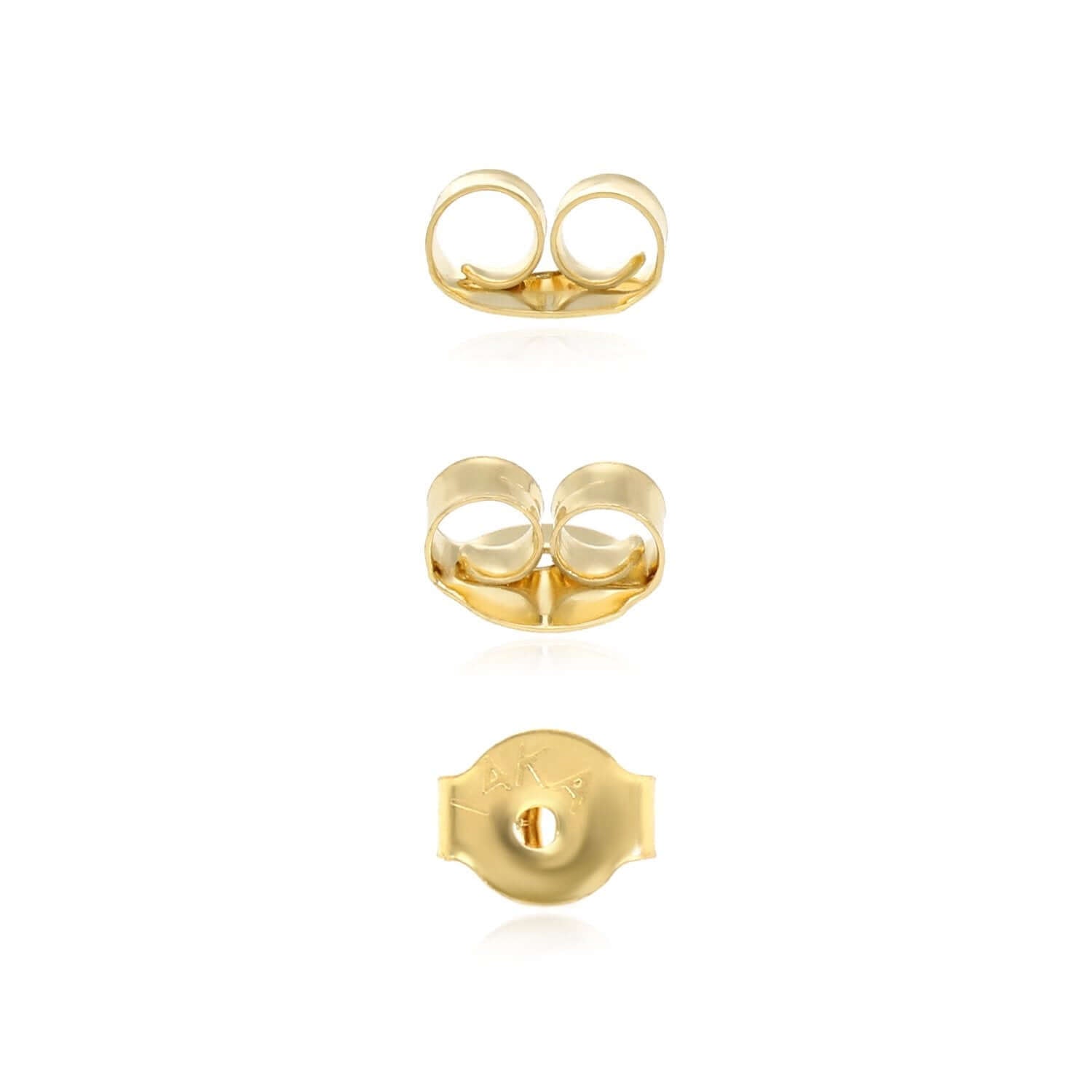 14K Gold Earring Backs Single Push Backs Yellow, White, Rose – WJD