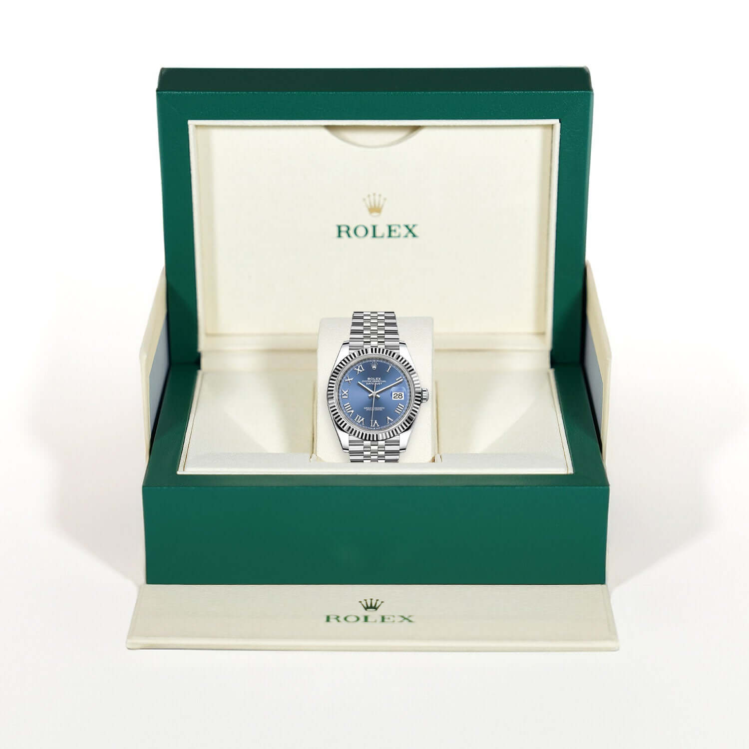 Rolex Datejust 126334 – 41MM Blue Roman Dial Jubilee