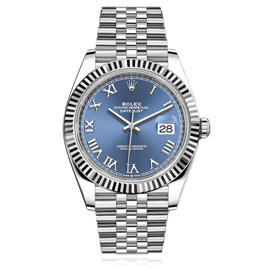 NEW Rolex Datejust 126334 Jubilee 41MM 18K White Gold & Steel Watch