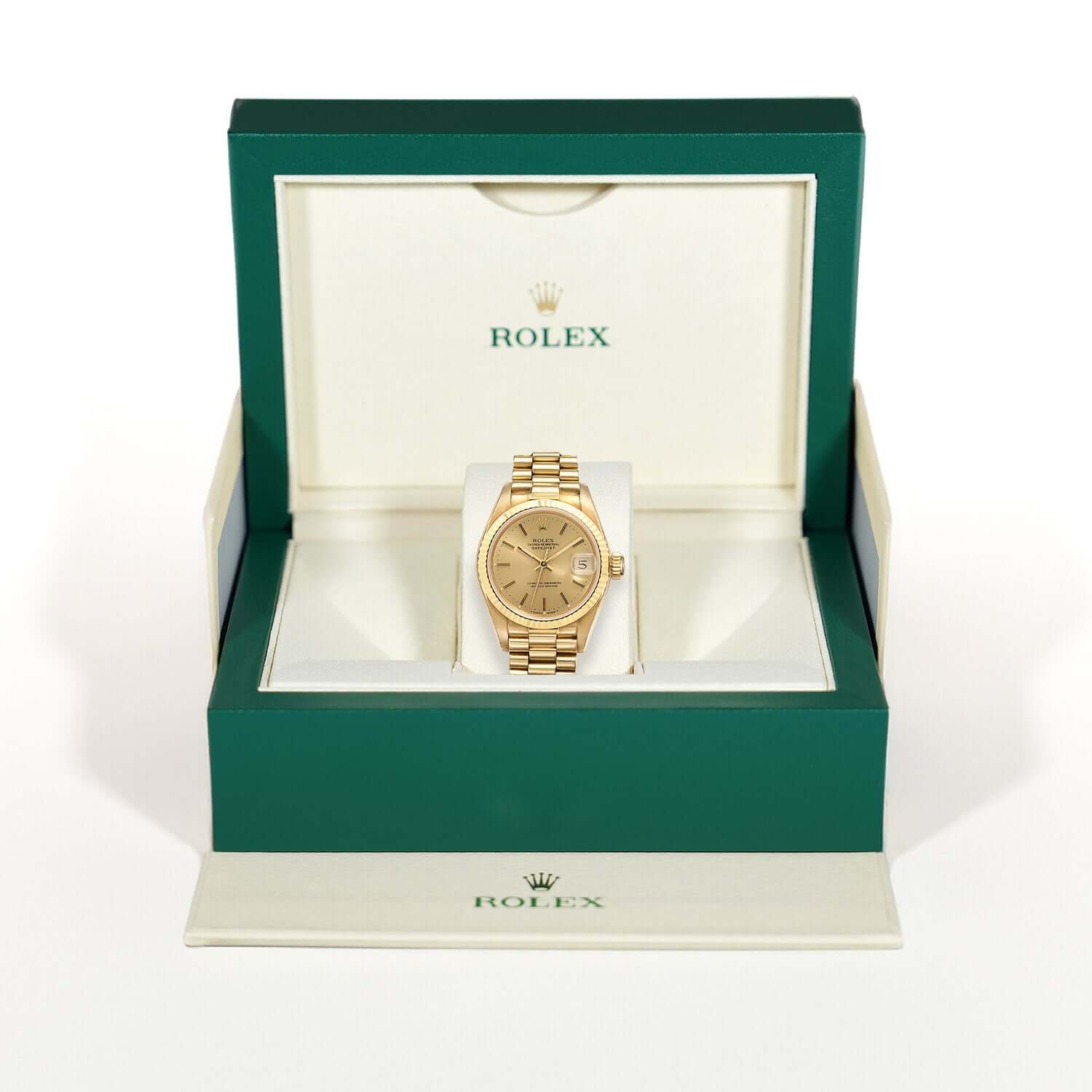 Rolex Datejust 31mm 68278 18K Gold Champagne Women's Watch