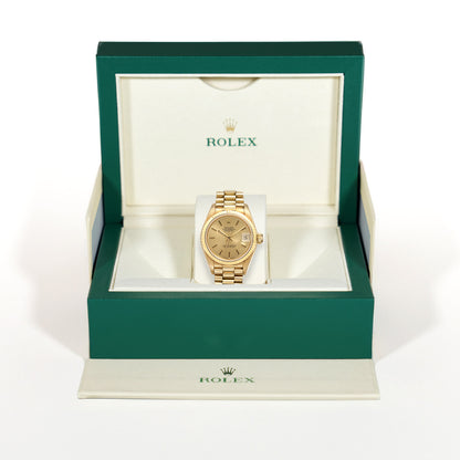Rolex Datejust 31mm 68278 18K Gold Champagne Women's Watch