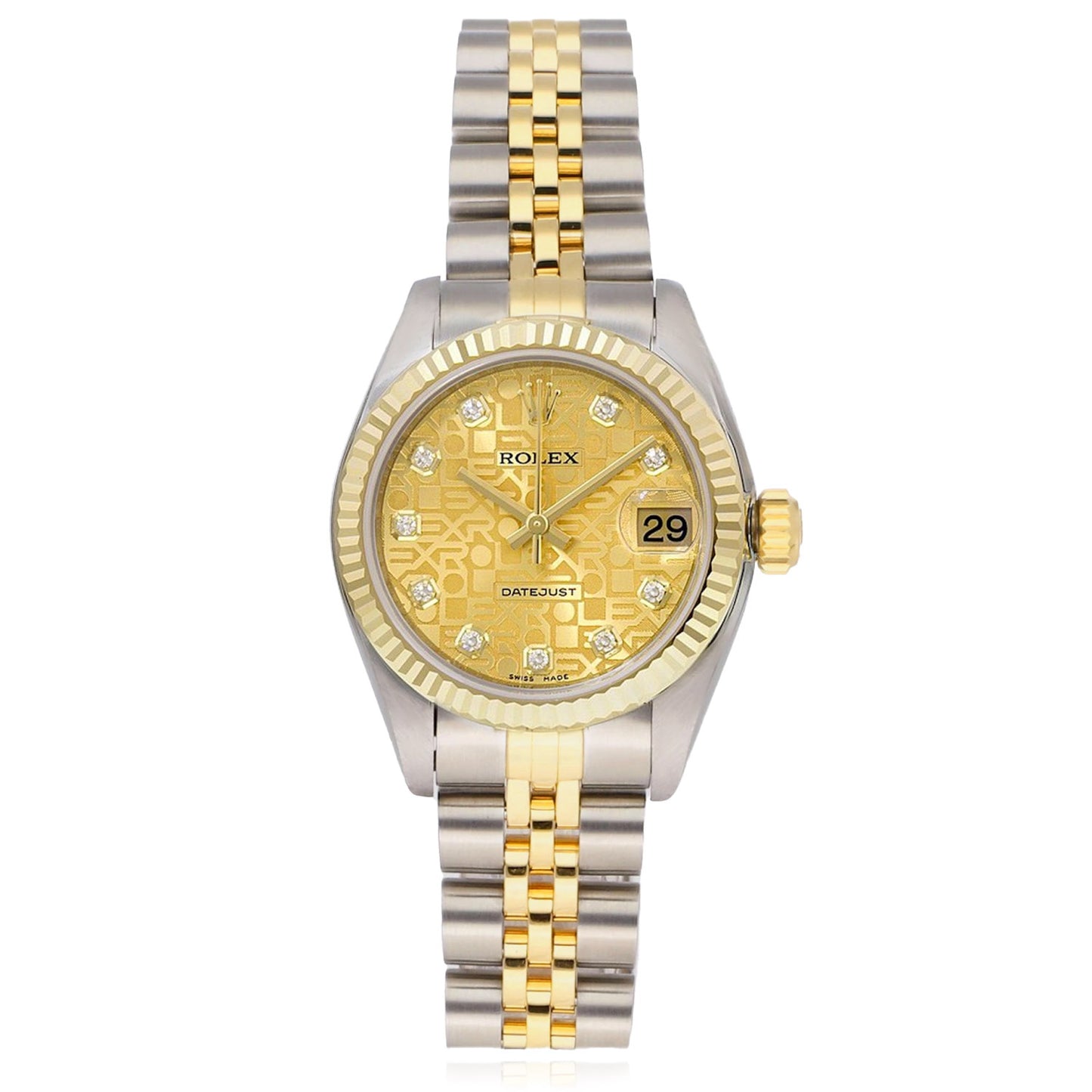 Rolex Datejust 31MM 178273 18K Yellow Gold & Stainless Steel Oyster Band Women's Watch