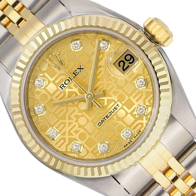 Rolex Datejust 31mm 178273 18K Yellow Gold & Stainless Steel Oyster Band Women's Watch
